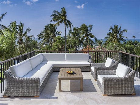 Kingsley Bate Tortola Wicker Cushion Lounge Set