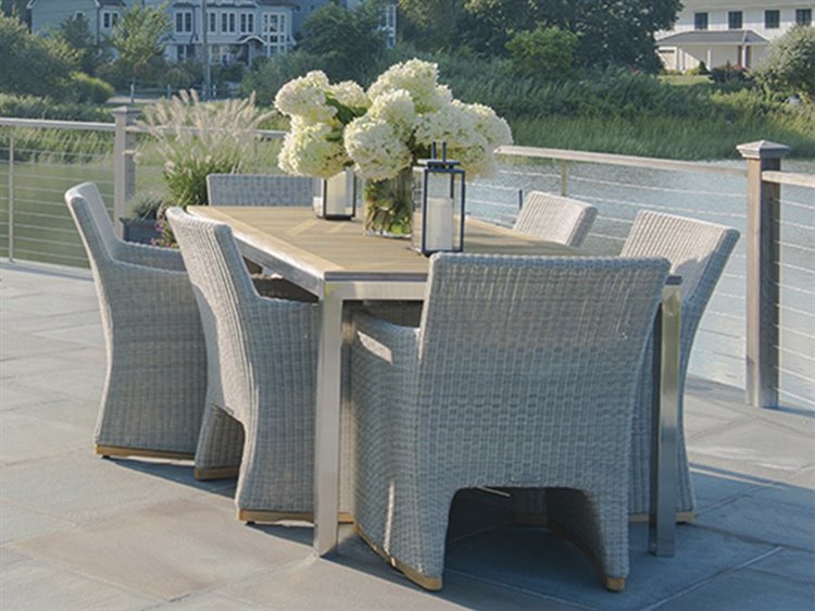 Kingsley Bate Westport Wicker Dining Set