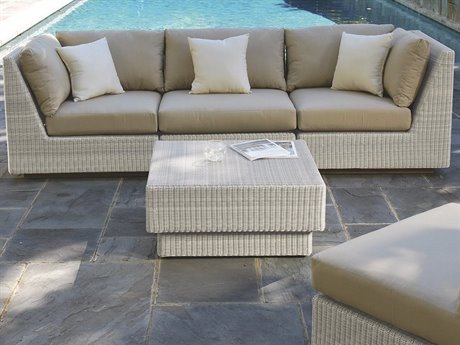 Kingsley Bate Westport Wicker Cushion Lounge Set