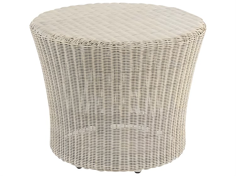 Kingsley Bate Westport Wicker Round End Table