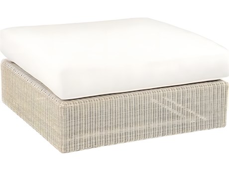 Kingsley Bate Westport Wicker Cushion Ottoman