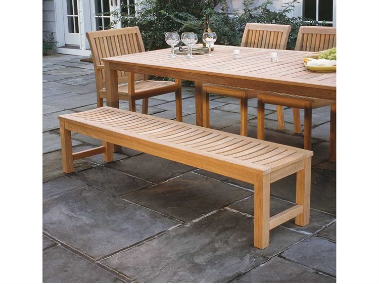 Kingsley Bate Waverley Teak Backless Bench 2