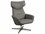 Kebe Palma Yeti Light Gray Fabric Recliner Chair with Footrest  KEBKBPAY72