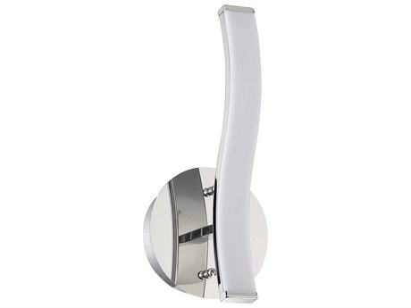 Kendal Wave Chrome LED Wall Sconce
