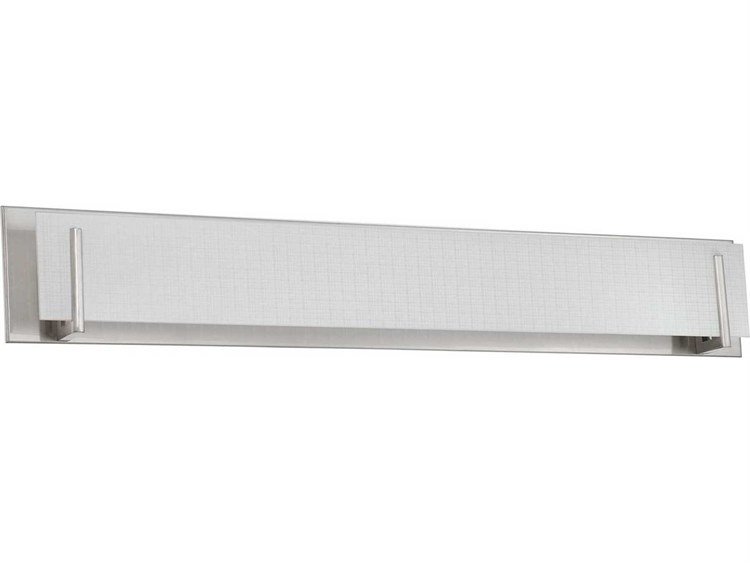 Kendal Aurora 7-Light Satin Nickel Glass Vanity Light