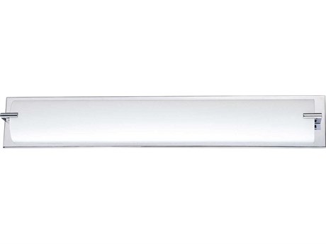 Kendal Paramount 5-Light Chrome Glass Vanity Light