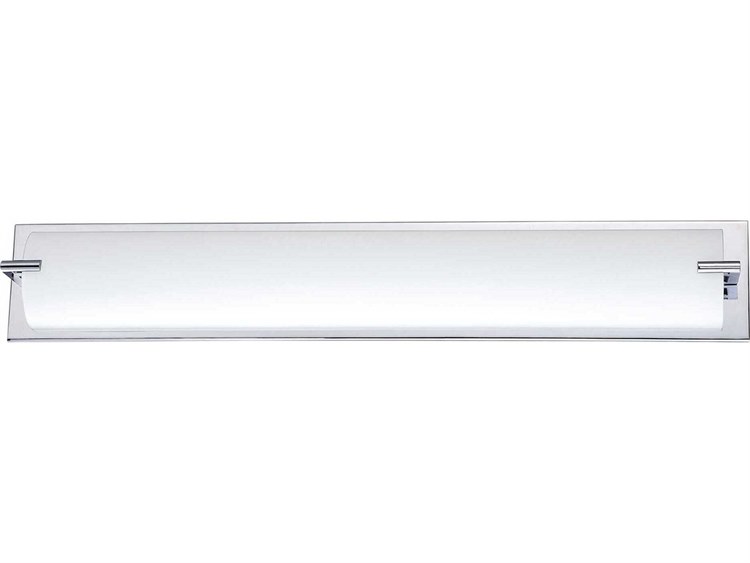 Kendal Paramount 5-Light Chrome Glass Vanity Light