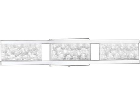Kendal Callavio 3-Light Chrome Glass LED Vanity Light