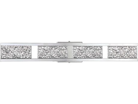 Kendal Callavio 4-Light Chrome Glass LED Vanity Light