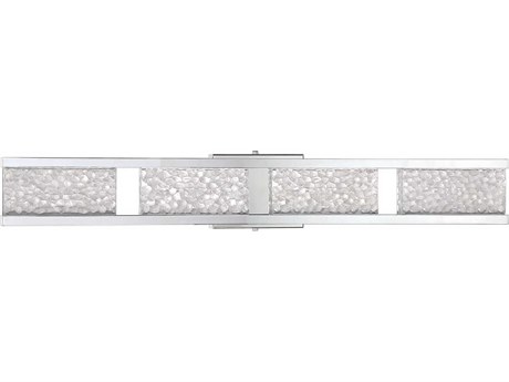 Kendal Callavio 4-Light Chrome Glass LED Vanity Light