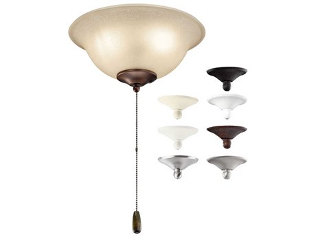 Kichler Citrine Glass LED Fan Light Kit