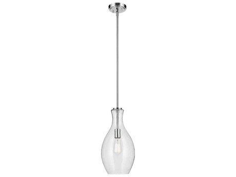Kichler Everly 1-Light Chrome Bell Mini Pendant