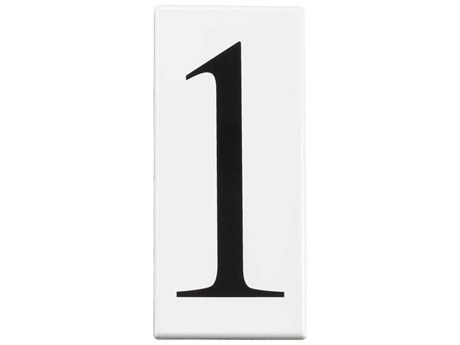 Kichler White Addressed Number 1 Panel