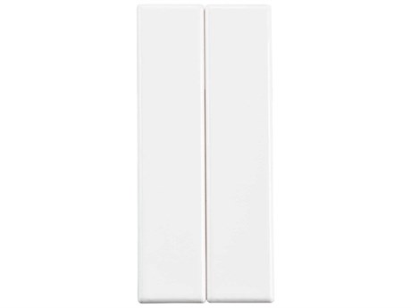 Kichler White Addressed Half Size Blank Panels Set of 2