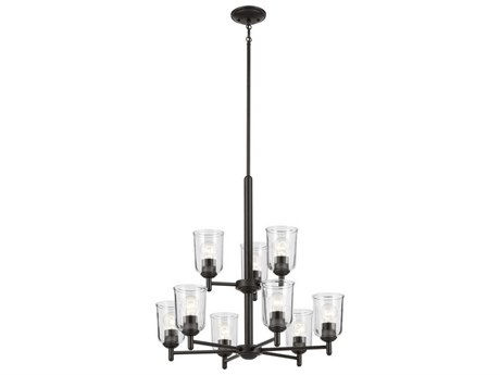 Kichler Shailene 9-Light Olde Bronze Bell Chandelier