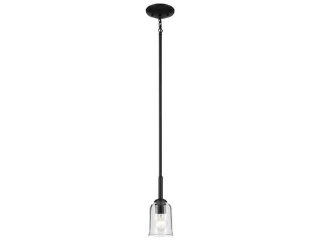Kichler Shailene 1-Light Black Bell Mini Pendant