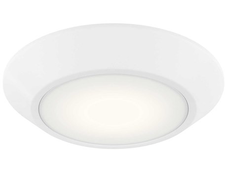 Kichler Horizon 1-Light White Flush Mount (Set of 24)