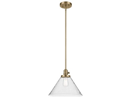 Kichler Avery 1-Light Natural Brass Pendant