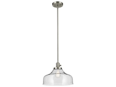 Kichler Avery 1-Light Brushed Nickel Bell Pendant