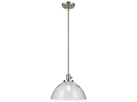 Kichler Avery 1-Light Brushed Nickel Dome Pendant