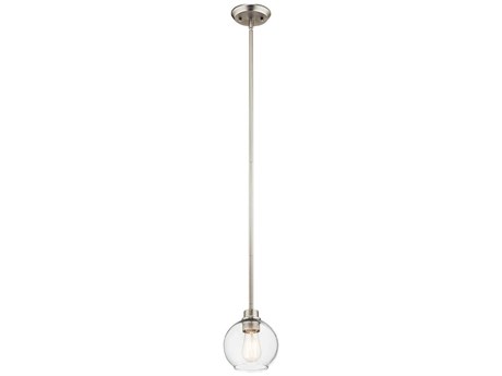 Kichler Harmony 1-Light Brushed Nickel Glass Globe Mini Pendant