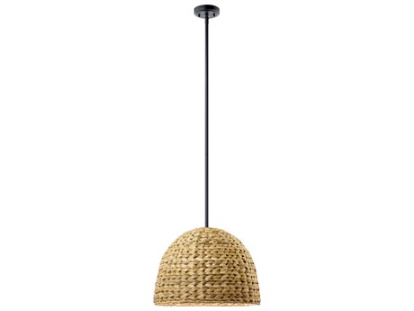 Kichler Raffiana 1-Light Black Pendant