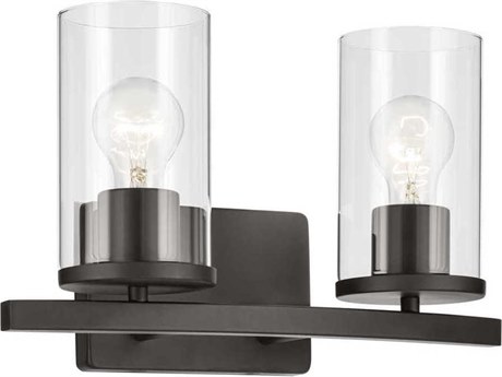 Kichler Crosby 2-Light Olde Bronze Vanity Light