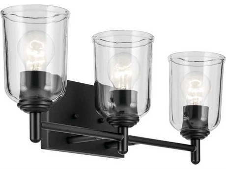 Kichler Shailene 3-Light Black Vanity Light