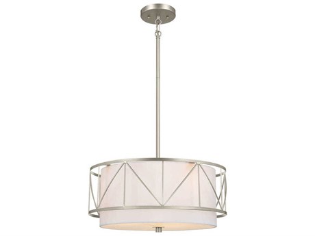 Kichler Birkleigh 3-Light Satin Nickel Drum Pendant