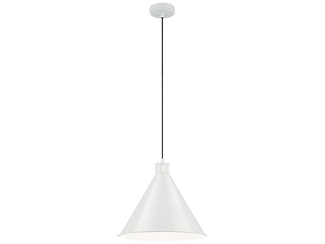 Kichler Zailey 1-Light White Pendant