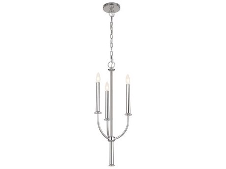 Kichler Florence 3-Light Polished Nickel Candelabra Chandelier