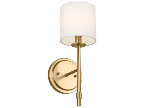 Kichler Ali 1-Light Brushed Natural Brass Wall Sconce