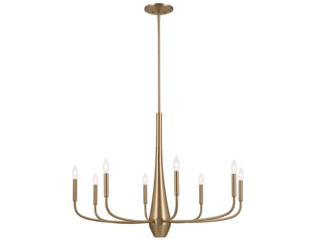 Kichler Deela 8-Light Champagne Bronze Candelabra Chandelier