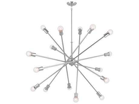 Kichler Armstrong 16-Light Chrome Linear Sputnik Pendant