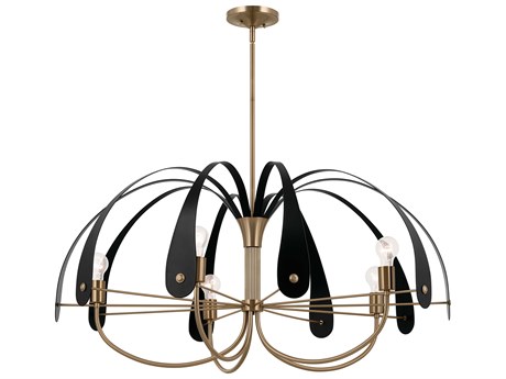 Kichler Petal 5-Light Champagne Bronze Black Chandelier