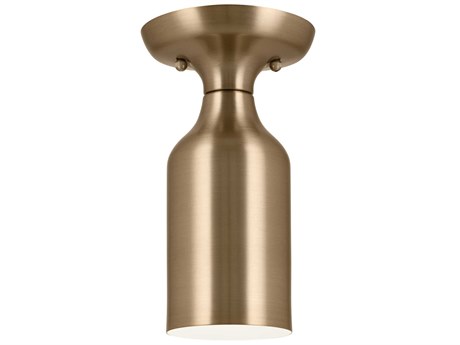 Kichler Sisu 1-Light Champagne Bronze Cylinder Flush Mount