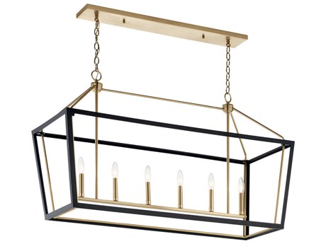 Kichler Delvin 6-Light Champagne Bronze Island Pendant