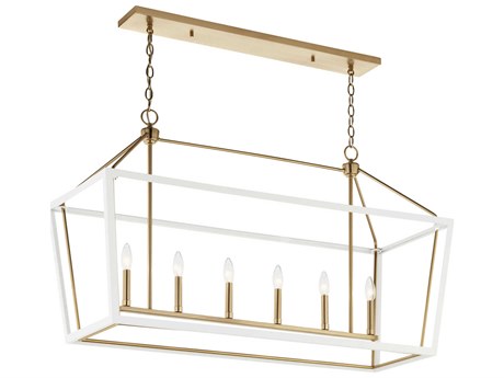 Kichler Delvin 6-Light Champagne Bronze Island Pendant