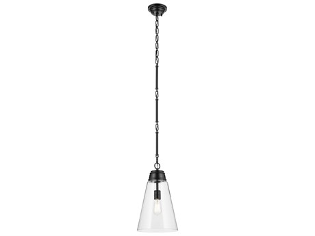 Kichler Marsailli 1-Light Black Mini Pendant