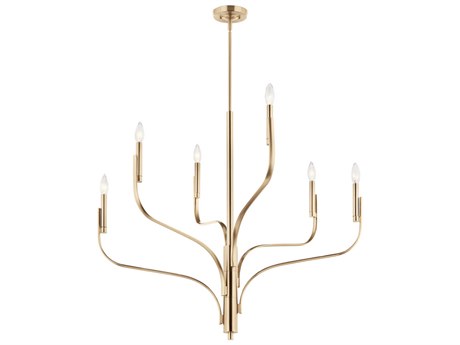 Kichler Livadia 6-Light Champagne Bronze Chandelier