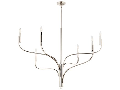 Kichler Livadia 6-Light Polished Nickel Chandelier