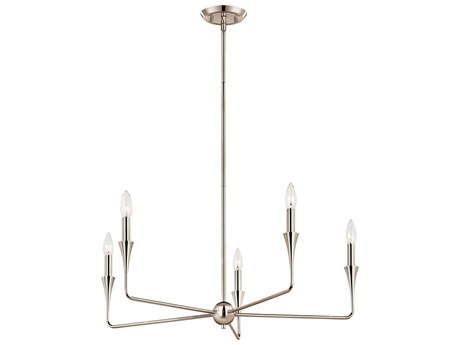 Kichler Alvaro 5-Light Polished Nickel Chandelier