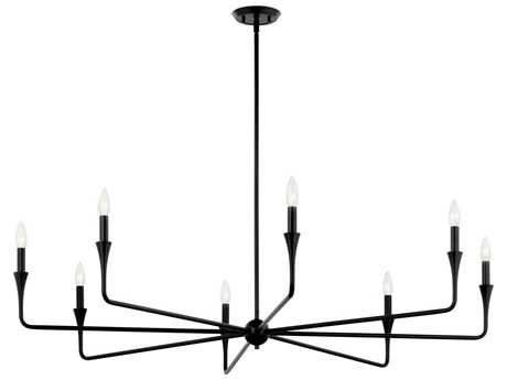 Kichler Alvaro 8-Light Black Chandelier