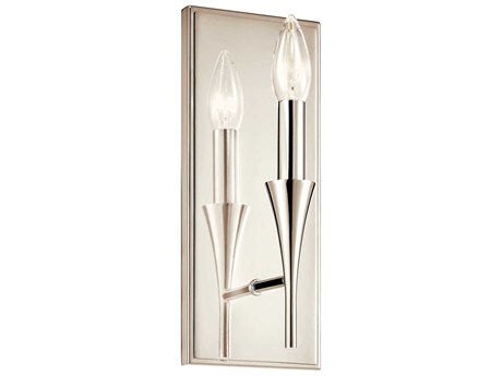 Kichler Alvaro 1-Light Polished Nickel Wall Sconce