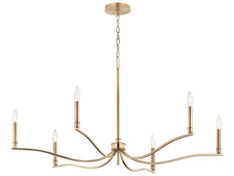 Kichler Malene 6-Light Champagne Bronze Chandelier