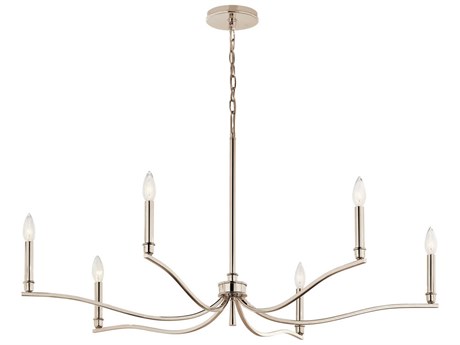 Kichler Malene 6-Light Polished Nickel Chandelier