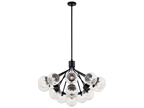 Kichler Silvarious 16-Light Black Chandelier