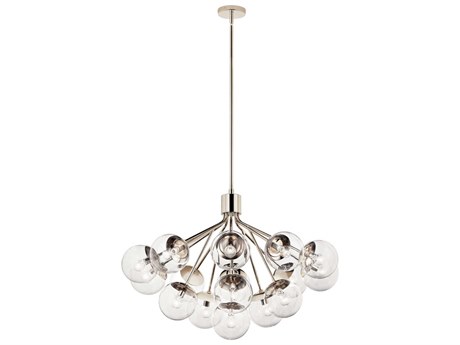 Kichler Silvarious 16-Light Polished Nickel Chandelier