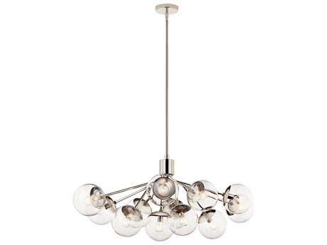 Kichler Silvarious 12-Light Polished Nickel Chandelier