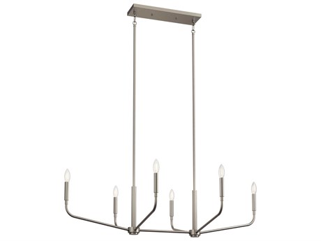 Kichler Madden 6-Light Brushed Nickel Island Pendant
